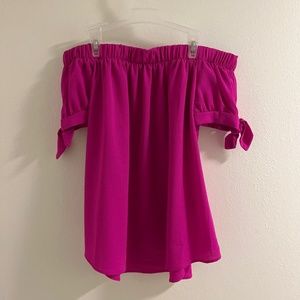moa moa magenta blouse